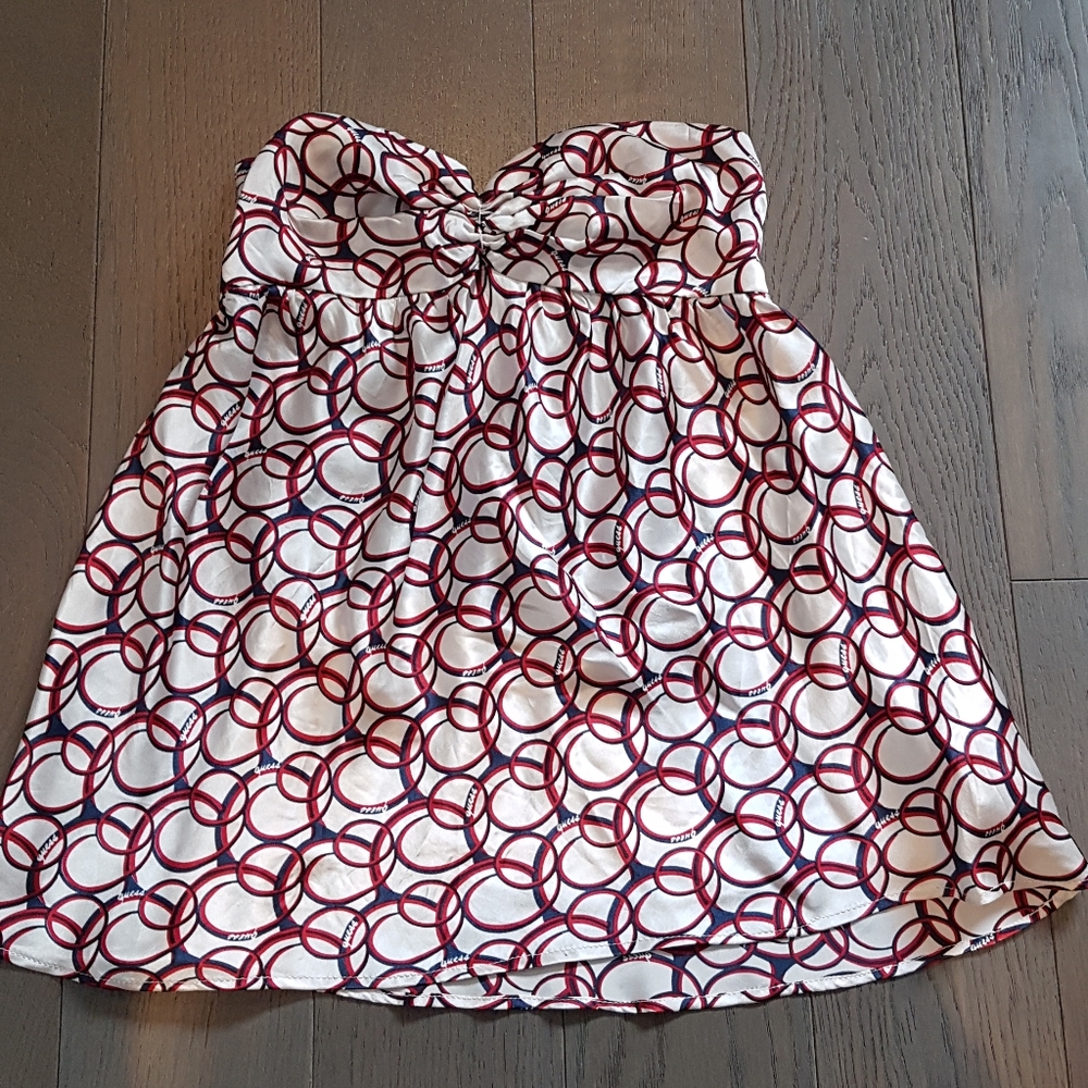 Guess Strapless Top 100% Silk
